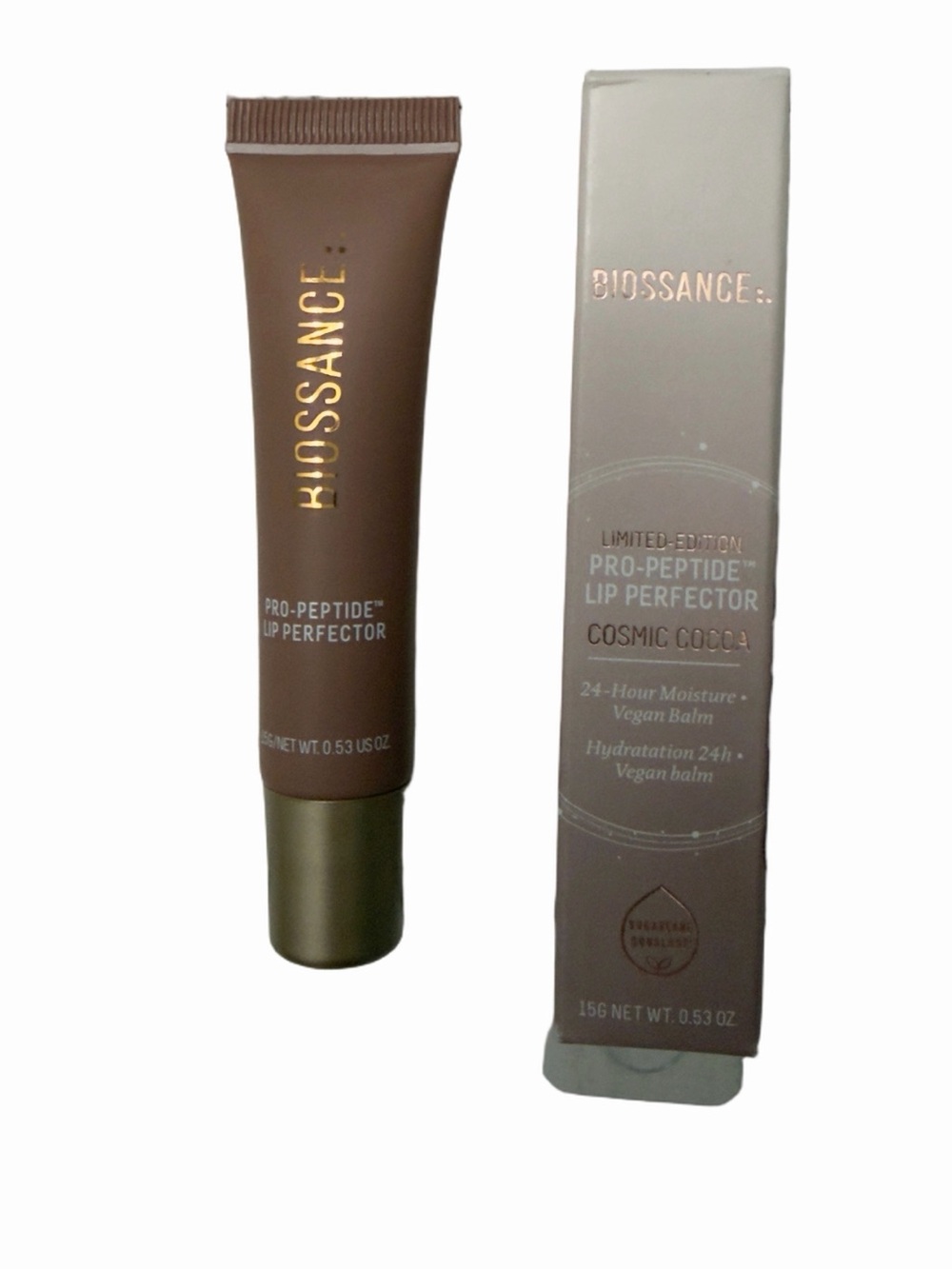 Biossance Pro-Peptide™ Lip Perfector- Cosmic Cocoa, Super Nova